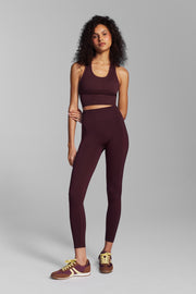 Plum Seamless Racer Back Sports Bra