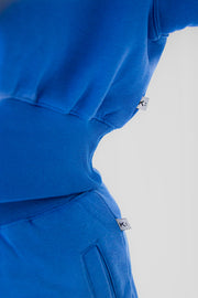 Blue Wide Leg Fleece Lined Lounge Joggers
