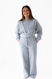 White & Grey Relaxed Set