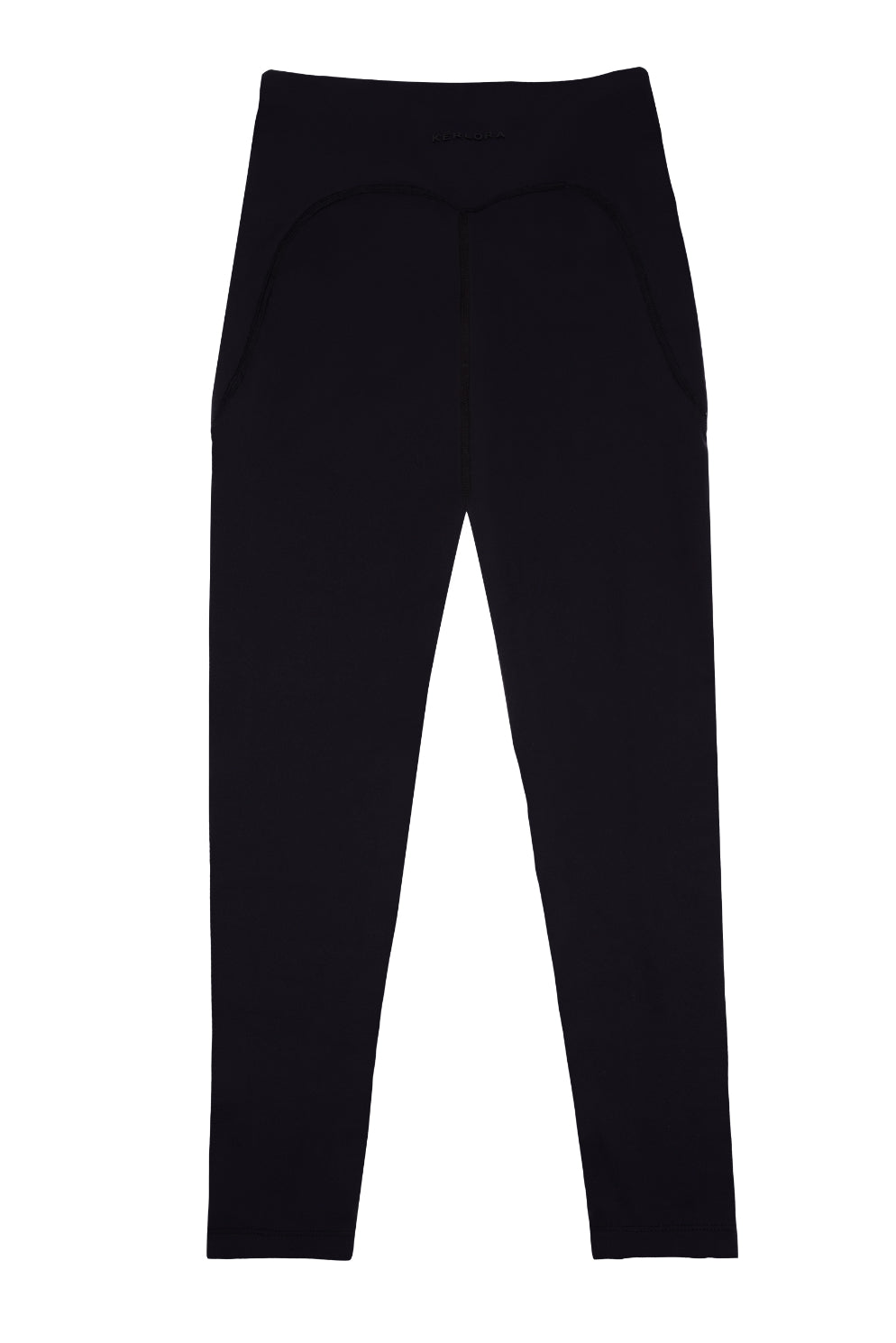Black Wrap Waist Leggings