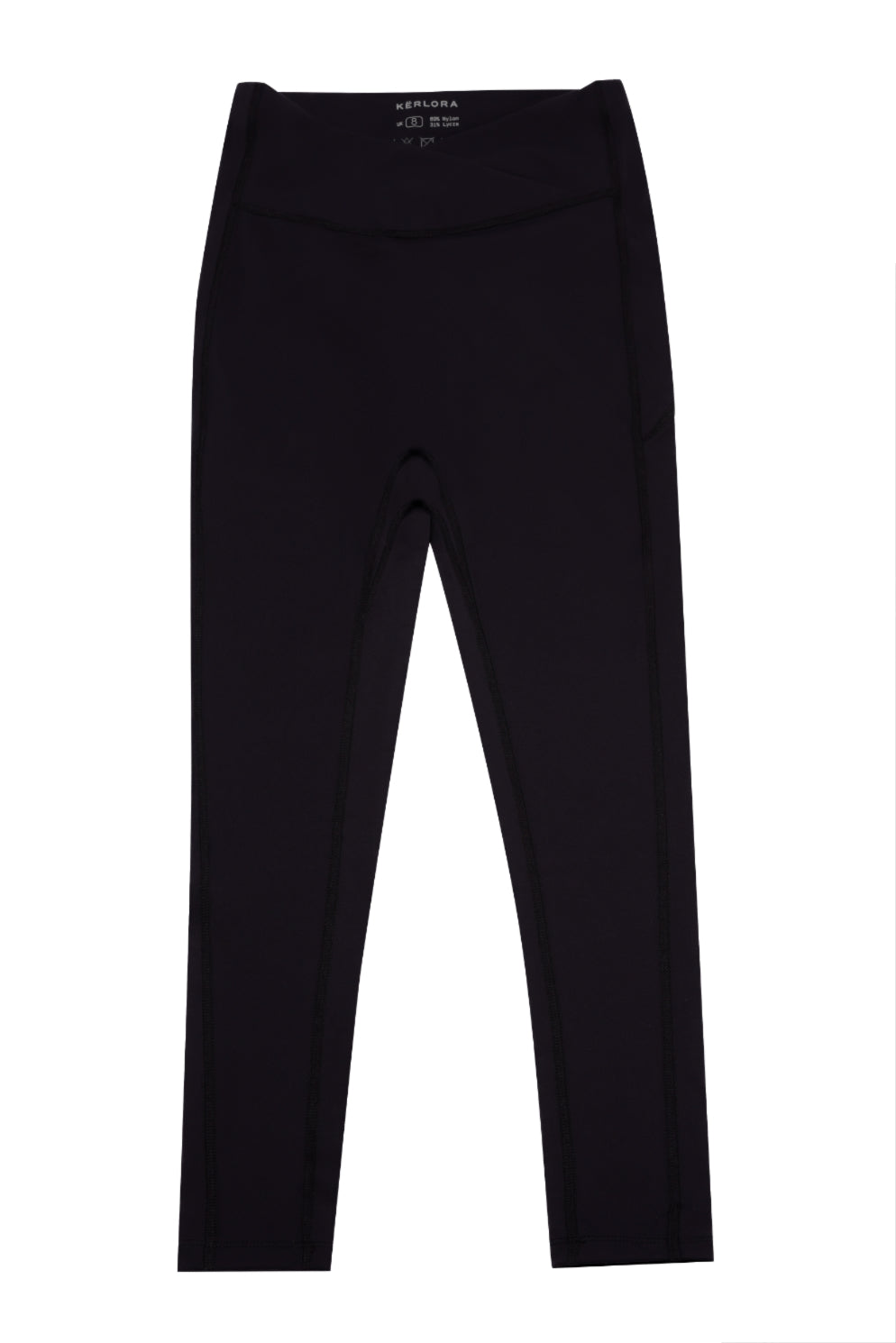 Black Wrap Waist Leggings